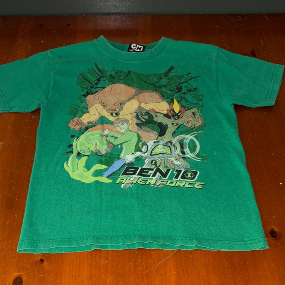Cartoon Network Ben 10 Green Tee